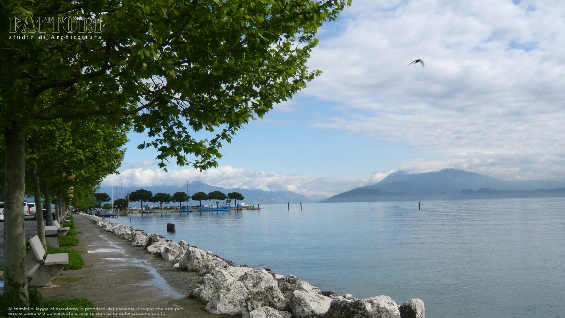 Studio di Architettura Fattori Fausto - Viabilità Sirmione il progetto - lungo lago Parcheggio Monte Baldo Sirmione